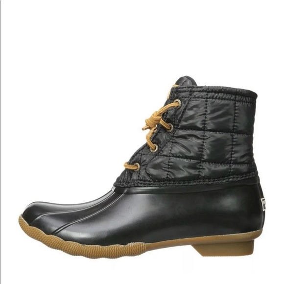 NEW Sperry Saltwater Quilted Duck Boots- ret $130! - Picture 3 of 8